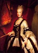 Anton Raphael Mengs Portrait of Maria Carolina of Austria Queen consort of Naples and Sicily Spain oil painting artist